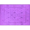 thumbnail image 1 of Ahgly Company Indoor Rectangle Oriental Purple Industrial Area Rugs, 7' x 10', 1 of 4