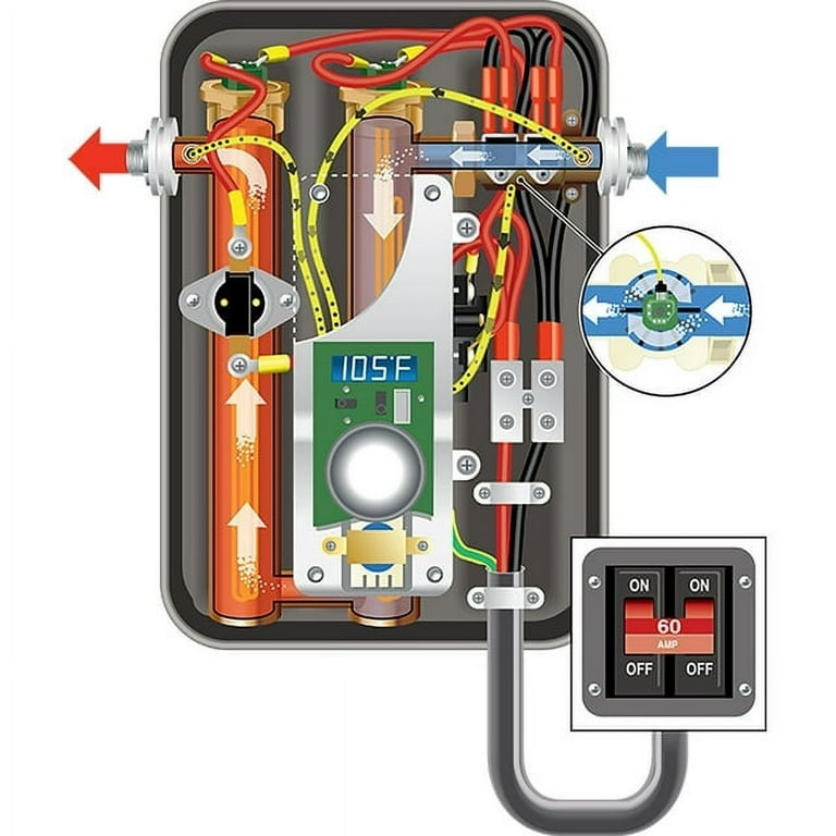 Heater Installation Ecosmart Tankless Water Heater Hot Water