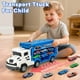 thumbnail image 2 of Pista de carreras BainGesk para camiones, coches, juguetes, con transportín, para niños de 3 a 6 años, 2 of 7