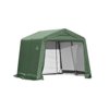 ShelterLogic 10' x 16' x 7' 9 7/8'' Green Peak Style Carport