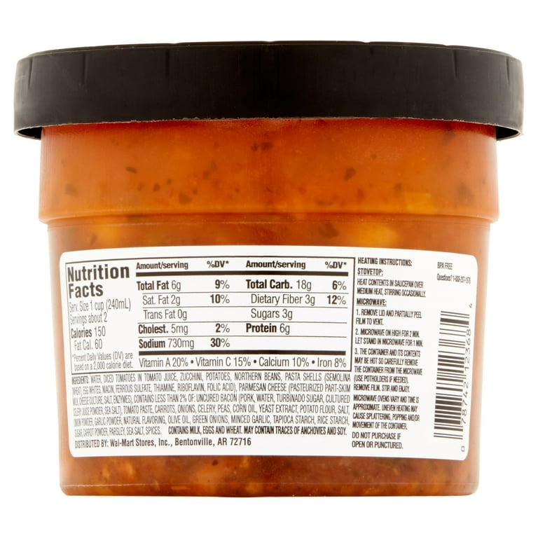 Sprague KHRM00398672 15 oz Minestrone Tuscan Soup