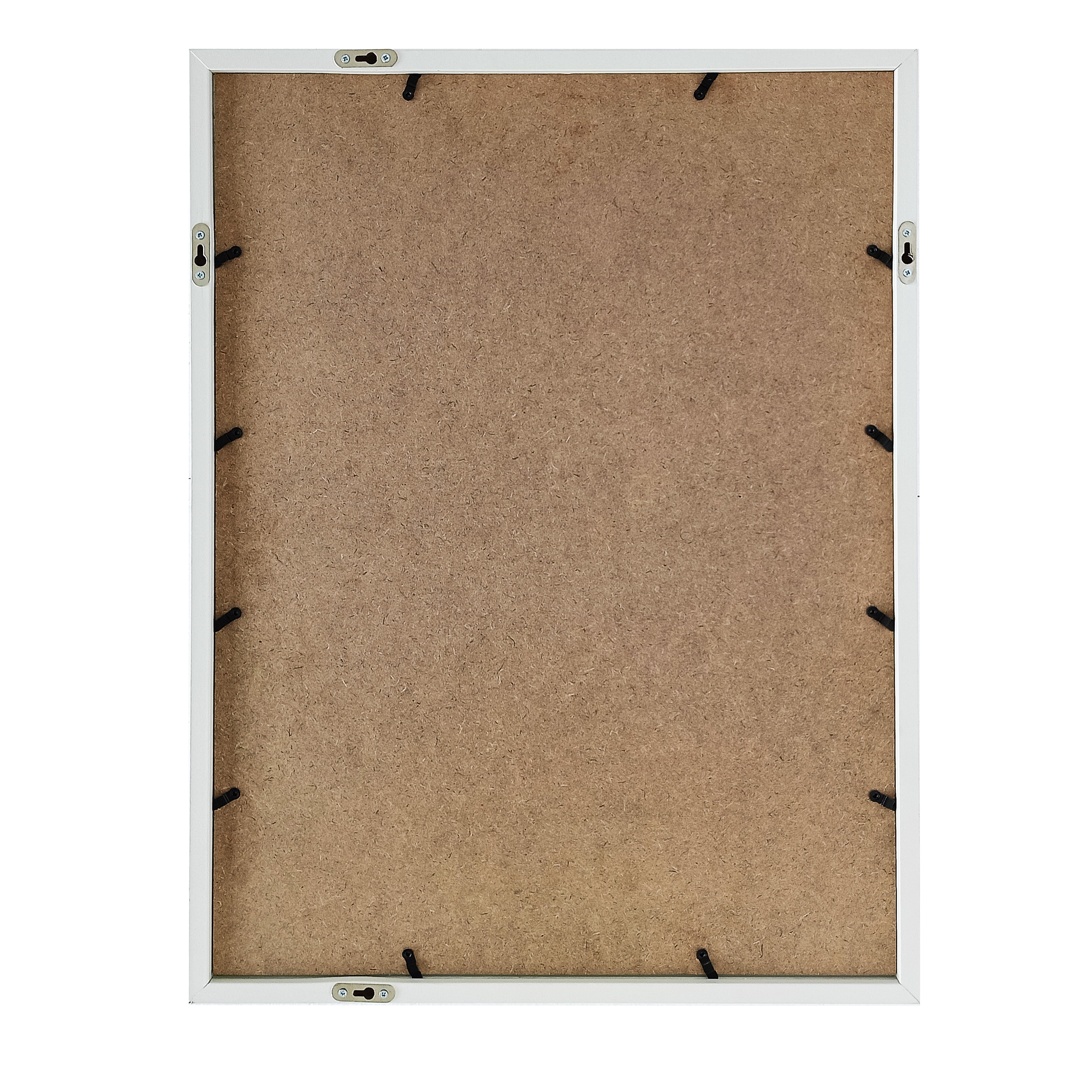 18" x 24" White Beveled Shadow Box Picture Frame by Studio Décor - Includes Pre-attached Hanging Hardware - Horizontal or Vertical Display - 1 Pack