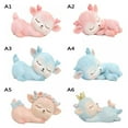 thumbnail image 6 of Small Cartoon Sleeping Deer Ornament,Lovely Resin Sleeping Pose Deer Baby Toy Decor,Sweet Dreams Deer Ornament for Home Car Office Room Decoration Little Present Cake Accessory, 6 of 7