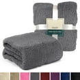 thumbnail image 2 of Soft Fuzzy Faux Fur Sherpa Fleece Throw Blanket - Warm Thick Fluffy Plush Cozy Reversible Shaggy Blanket for Sofa and Bed -Comfy Furry Blanket, 2 of 4