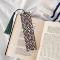 thumbnail image 4 of Kdxio Rainbow Flowers Print Metal Tassel Bookmarks,Perfect Gift for Art Lovers and Bookworms Metal Bookmarks for Women, 4 of 8