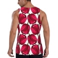 thumbnail image 3 of Fotbe Tulips Flowers Pattern Men's Quick Dry Workout Tank Top Gym Muscle Tee Fitness Bodybuilding Sleeveless T Shirt Breathable Workout Shirt-XX-Large, 3 of 9