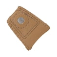 thumbnail image 4 of Uxcell Leather Coin Thimble Finger Protector Sewing Needles Partner Brown, 4 of 5