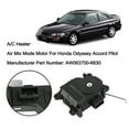 thumbnail image 2 of HVAC Passenger Air Mix Mode Motor AW063700-6830 For Honda Odyssey Accord Pilot, 2 of 12