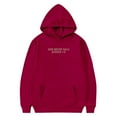 thumbnail image 6 of SGMVNU Hoodies for Girls Boys Inspirational Graphic 12-13 Years Oversized Y2K Hooded Sweatshirt with Pockets Autumn Winter Outfit Red, 6 of 7