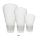thumbnail image 1 of OHOIOLLA Portable Silicone Leakproof White Bottles for Travel Shampoo and Liquid Toiletries, 1 of 8