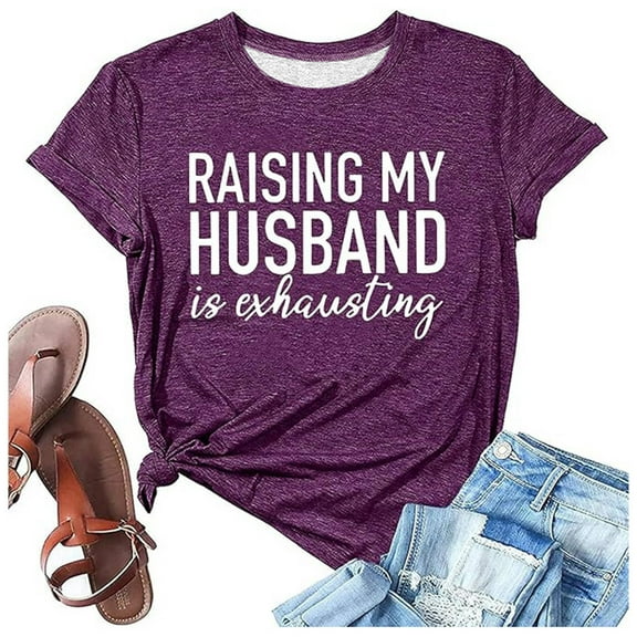 Women's Casual Letter Print Crew Neck Short Sleeve T-Shirt Comfortable Fashion Top Soft Tee Stylish Everyday Wear