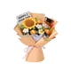 thumbnail image 1 of Muñeca de ganchillo con ramo de graduación de girasol – Set regalo de flores de lana tejida hechas a mano para graduados, recuerdos duraderos y decoración para fiestas, 1 of 9