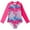 Red Mermaid, variant on URMAGIC Kids Girls Zip Up Long Sleeve Rash Guard One-Piece Swimsuit Bathing Suit Swimwear 2-12Y