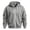 JU Gray, variant on JUSLIO Mens Hoodies with Pockets Hooded Sweatshirts Zipper Long Sleeve Hoodies