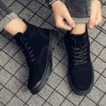 thumbnail image 4 of FRSASU Men's Lace Up Ankle Boots Casual Non Slip Work Chukka Boots Classic Outdoor Walking Booties for Fall Winter Black, 4 of 6
