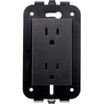 thumbnail image 1 of Contacto Duplex Leviton Grafito Sin Placa 125-250V, 1 of 3