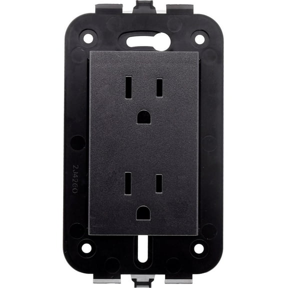 Contacto Duplex Leviton Grafito Sin Placa 125-250V