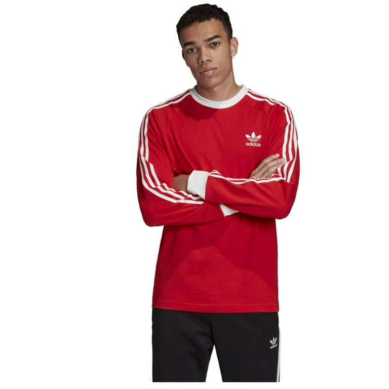 Adidas Originals LUSH RED Long Sleeve T-Shirt , 2XLarge Walmart.com