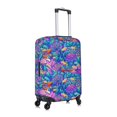 thumbnail image 3 of Kll Colorful Mushrooms Luggage Cover Suitcase Cover Suitcase Protector-Small, 3 of 8
