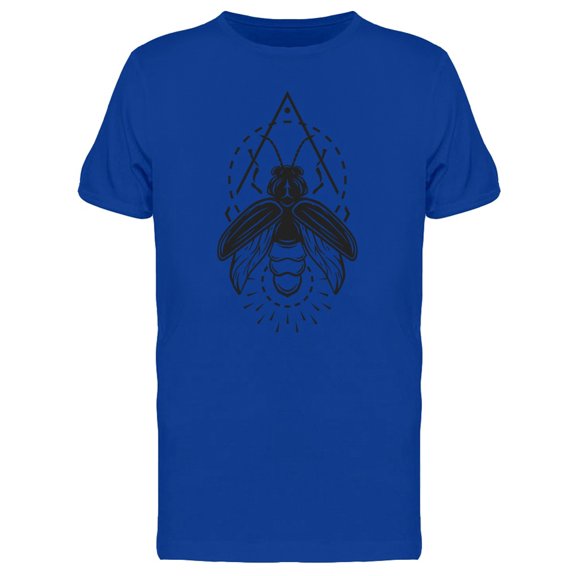 Geometric Firefly Drawing Tee Men's -Image by Shutterstock
