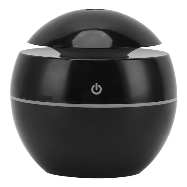 Humidificador difusor de fragancia humidificador difusor de aromaterapia larga duración multifuncional portátil redondo forma de seta negro mini 130 ml para coche Anggrek Otros