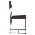 thumbnail image 3 of World Interiors ZWBF189-2X Belfrie Acacia Wood Live Edge Dining Chair, Brown - Set of 2, 3 of 4