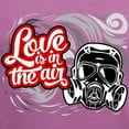 thumbnail image 3 of CafePress - Love Is In The Air Women's V Neck Dark T Shirt - Women's V-Neck Dark T-Shirt, 3 of 4