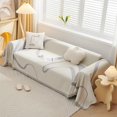 thumbnail image 1 of ViLaViDeca Couch For Sectional Sofa L Shape Couch Cover Blanket Orange Striped Geometric Sofa Cover For Dogs Sofa Washable Modern Sofa For Living Room, 1 of 6