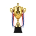 thumbnail image 2 of 12-Inch Gold Trophy Cup Award, Sturdy Metal Championship Trophy for Sports, Tournaments & Graduation, Classic Winner Design,B, 2 of 6