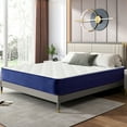 thumbnail image 6 of BMMB 10" King Individual Coils Spring High Density Gel Memory Foam Hydrid Mattress Anti-Fire, 6 of 11