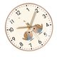thumbnail image 4 of Wall Clock Non Ticking 8in Simple Style Quartz Movement Home Decoration for Bedroom Living Room, 4 of 5