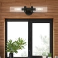 thumbnail image 5 of 16172-04 Livex Lighting Ludlow - 2 Light ADA Bath Vanity In Nautical Style-19.25 Inches Tall and 4.25 Inches Wide-Black Finish, 5 of 14