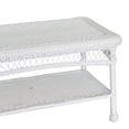 thumbnail image 3 of Jeco Wicker Outdoor Patio Furniture Coffee Table in Espresso, 3 of 4