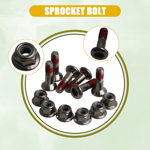 6 x Sprocket Bolt for Suzuki DRZ400 DRZ400E DRZ400S DRZ400SM RMZ450 RMX450Z