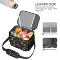 thumbnail image 4 of Lunch Box Pioneer Flower Floral Print Pattern Insulated Lunch Bag for Women Men,Medium Leakproof Lunchbox Cooler Bag Adjustable Strap,10 X 6.7 X 8 Inches, 4 of 6