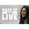 Bob Marley Wake Up and Live Quote Rasta Portrait Reggae Music Poster 18x12 inch