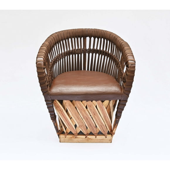 Silla Equipal Tulum Color Marron