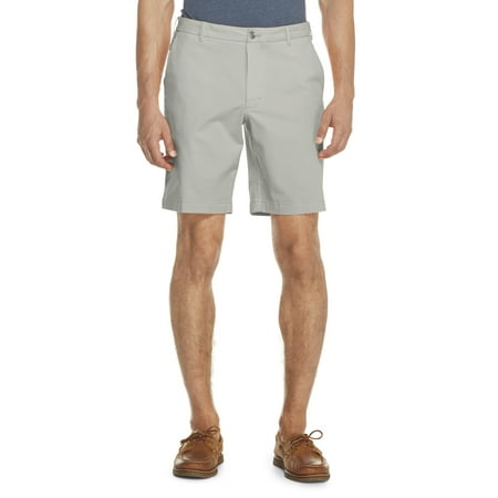 IZOD Men's Saltwater Comfort Flat Front 9.5" Chino Short