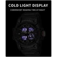 thumbnail image 5 of Men's Watches Outdoor Sports Waterproof Military Watch Large Face Tactical Digital Analog Wrist Watch Date Multi Function Led Alarm Stopwatch for Men, 5 of 7
