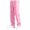 02_Pink, variant on GPOECD Baggy Pants Boy's Girls Straight Leg Open Bottom Casual Elastic Waist Athletic Joggers Sweat Pants with Pockets Baggy Sweatpants 02_Red,5-6 Years