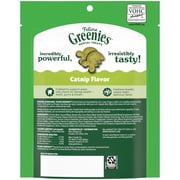 Greenies Feline Catnip Flavor Adult Natural Dental Cat Treats, 4.6 Oz Pouch