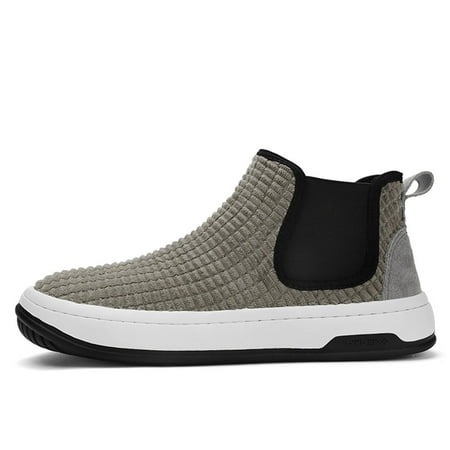 

man Autumn Winter corduroy cotton-padded shoes warm lining concise vogue outdoors Casual Shoes