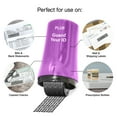 thumbnail image 4 of Guard Your ID Advanced Security Roller 2.0 for Identity Theft Prevention Purple Print, 4 of 4