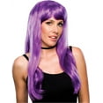 thumbnail image 2 of Adult Womens Dark Purple Long Straight Decendents Mal Style Costume Wig, 2 of 2