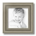 thumbnail image 2 of ArtToFrames 8" x 8" Silver Picture Frame, 8x8 inch Silver MDF Poster Frame (WOM-4445), 4 Pack, 2 of 7