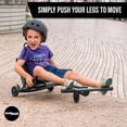 thumbnail image 6 of EzyRoller: Classic - Black Magic - Ride-On Scooter, Cambering Motion, Pedal Free Cart, Hand Brakes, Extendable Frame, 154lb Capacity, Kids-Teens 4+, 6 of 10