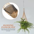 thumbnail image 1 of WEUVEB Macetero Colgante De Bambú Para Pared Con Estilo Vintage Y Estructura Resistente Para Plantas, 1 of 6