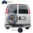 thumbnail image 4 of KAKALAD Sunflower Flag Spare Tire Cover Universal Vehicle Accessories Buckle Car Tools 17”in, 4 of 6