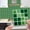 green, variant on XYAIYT 10pcs 3D Mosaic Tile Sticker 4" DIY Crystal Square Wall Stickers, Self Adhesive Sticker Water-Proof Wallpaper for Home Kitchen Bathroom (Green)
