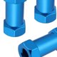 thumbnail image 2 of Tholdsy 4 piezas de aleación de aluminio 1/10 montaje hexagonal de rueda para Axial SCX10 RC pieza de coche RC accesorios de coche piezas de Kits de construcción modelo Azul, 2 of 6